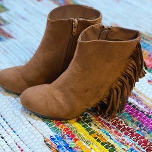 Maurices Fringe Booties